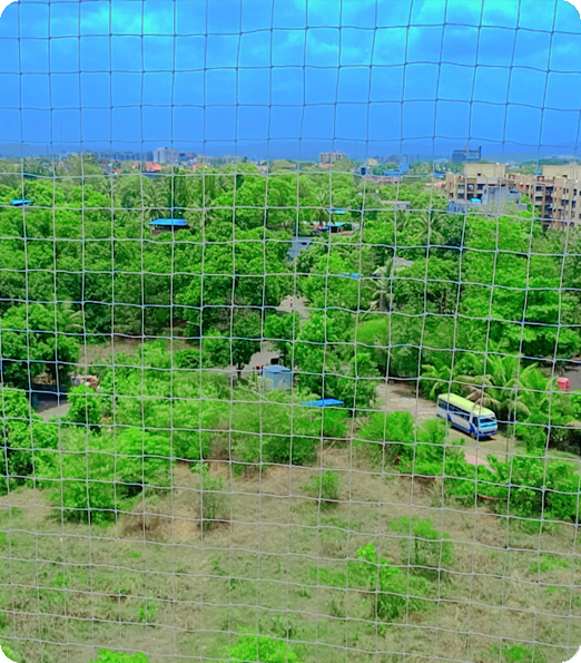 Pigeon Net Installation in Vapi with UV Protection by AS Enterprises